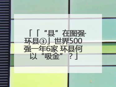 「“县”在图强·环县③」世界500强一年6家 环县何以“吸金”？