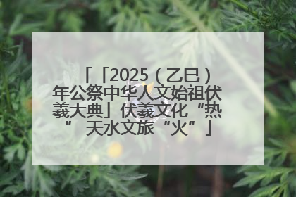 「2025（乙巳）年公祭中华人文始祖伏羲大典」伏羲文化“热” 天水文旅“火”
