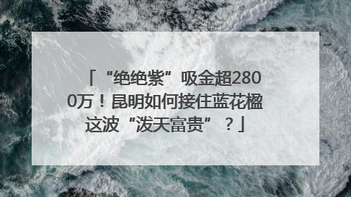 “绝绝紫”吸金超2800万！昆明如何接住蓝花楹这波“泼天富贵”？