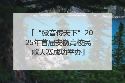 “徽音传天下”2025年首届安徽高校民歌大赛成功举办