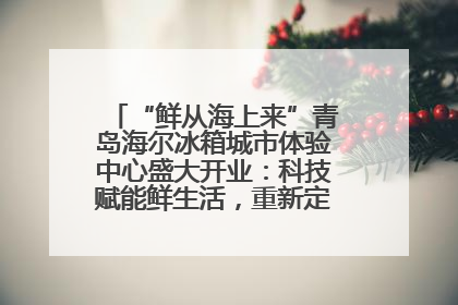 “鲜从海上来”青岛海尔冰箱城市体验中心盛大开业：科技赋能鲜生活，重新定义全球饮食未来