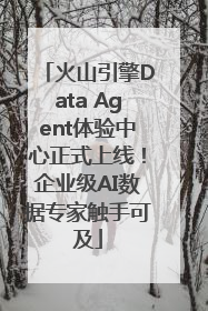 火山引擎Data Agent体验中心正式上线!企业级AI数据专家触手可及