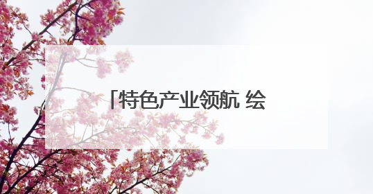 特色产业领航 绘就外贸发展新画卷