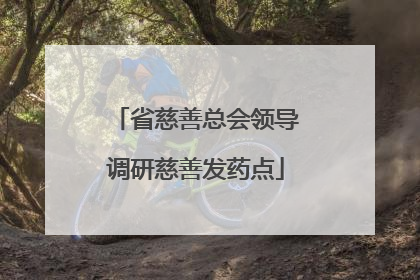 省慈善总会领导调研慈善发药点