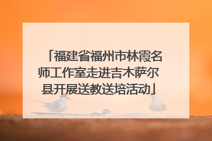 福建省福州市林霞名师工作室走进吉木萨尔县开展送教送培活动