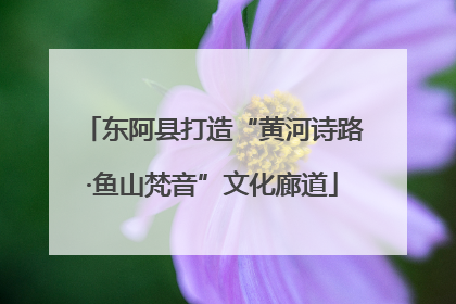 东阿县打造“黄河诗路·鱼山梵音”文化廊道