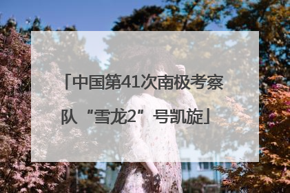 中国第41次南极考察队“雪龙2”号凯旋