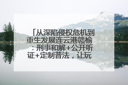 从深陷侵权危机到重生发展连云港赣榆：刑事和解+公开听证+定制普法，让玩具公司回到正轨