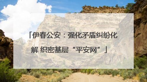 伊春公安：强化矛盾纠纷化解 织密基层“平安网”