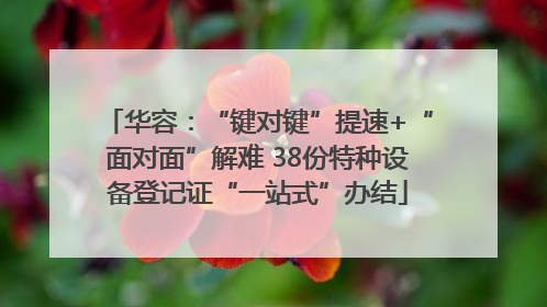 华容：“键对键”提速+“面对面”解难 38份特种设备登记证“一站式”办结