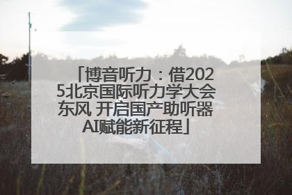 博音听力：借2025北京国际听力学大会东风 开启国产助听器AI赋能新征程