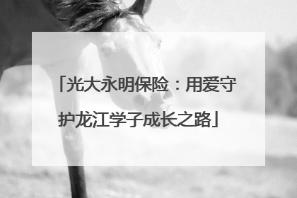 光大永明保险：用爱守护龙江学子成长之路