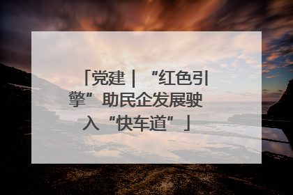 党建｜“红色引擎”助民企发展驶入“快车道”