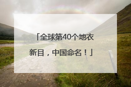 全球第40个地衣新目，中国命名！