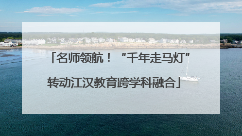 名师领航！“千年走马灯”转动江汉教育跨学科融合