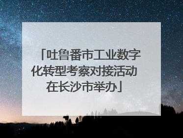 吐鲁番市工业数字化转型考察对接活动在长沙市举办