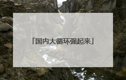 国内大循环强起来
