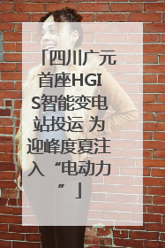 四川广元首座HGIS智能变电站投运 为迎峰度夏注入“电动力”