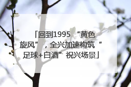 回到1995 “黄色旋风”，全兴加速构筑“足球+白酒”祝兴场景