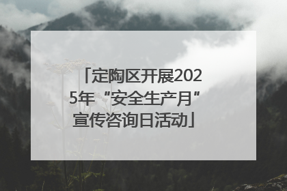 定陶区开展2025年“安全生产月”宣传咨询日活动