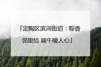 定陶区滨河街道：粽香邻里情 端午暖人心