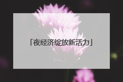 夜经济绽放新活力