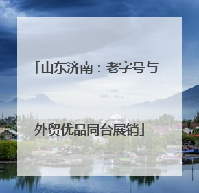 山东济南：老字号与外贸优品同台展销