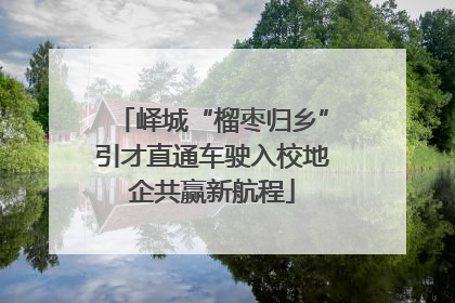 峄城“榴枣归乡”引才直通车驶入校地企共赢新航程
