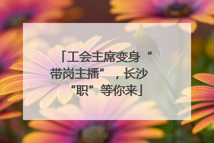 工会主席变身“带岗主播”，长沙“职”等你来