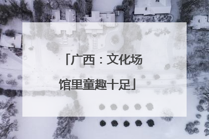广西：文化场馆里童趣十足