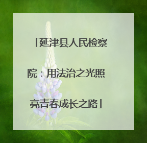 延津县人民检察院：用法治之光照亮青春成长之路
