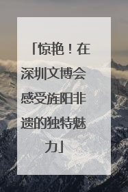惊艳！在深圳文博会感受旌阳非遗的独特魅力