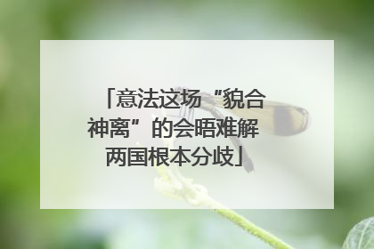 意法这场“貌合神离”的会晤难解两国根本分歧