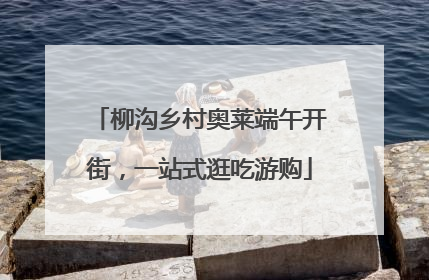 柳沟乡村奥莱端午开街，一站式逛吃游购