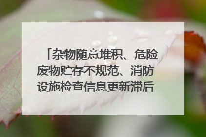 杂物随意堆积、危险废物贮存不规范、消防设施检查信息更新滞后……海口部分4S店维修区域隐患暗藏