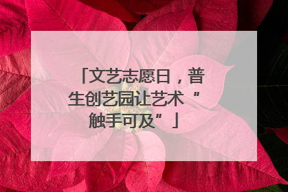 文艺志愿日，普生创艺园让艺术“触手可及”