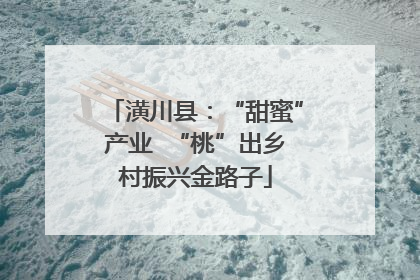 潢川县：“甜蜜”产业  “桃”出乡村振兴金路子