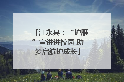 江永县：“护雁”宣讲进校园 助梦启航护成长