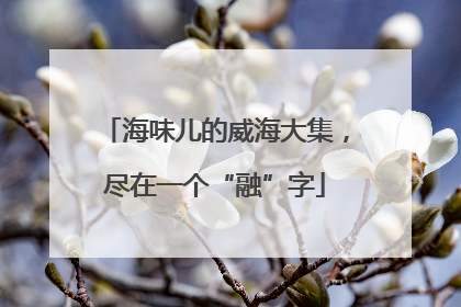 海味儿的威海大集，尽在一个“融”字