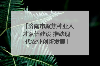 济南市聚焦种业人才队伍建设 推动现代农业创新发展