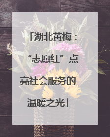 湖北黄梅：“志愿红”点亮社会服务的温暖之光