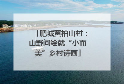 肥城黄柏山村：山野间绘就“小而美”乡村诗画