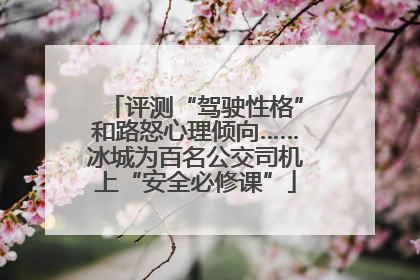 评测“驾驶性格”和路怒心理倾向……冰城为百名公交司机上“安全必修课”