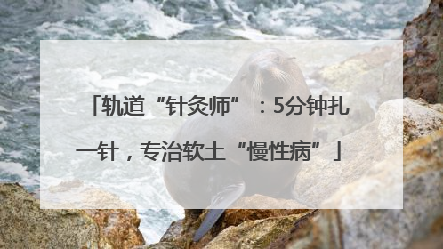 轨道“针灸师”：5分钟扎一针，专治软土“慢性病”