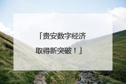 贵安数字经济取得新突破！