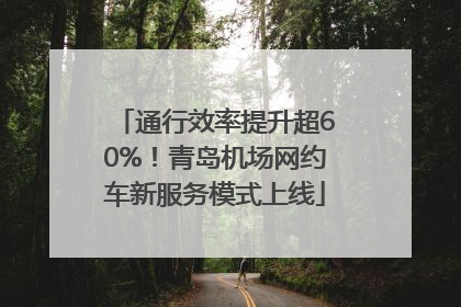 通行效率提升超60%！青岛机场网约车新服务模式上线
