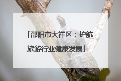 邵阳市大祥区：护航旅游行业健康发展