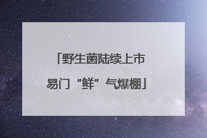 野生菌陆续上市 易门“鲜”气爆棚
