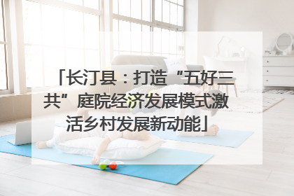 长汀县：打造“五好三共”庭院经济发展模式激活乡村发展新动能