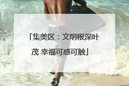 集美区：文明根深叶茂 幸福可感可触